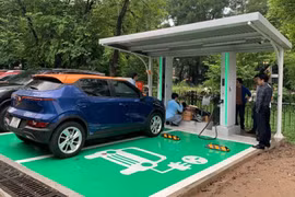 PV Power thí điểm xây trạm sạc xe điện tại Hà Nội