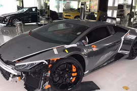 "Siêu bò" Huracan 15 tỷ tại Việt Nam thay áo mới