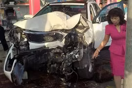 Vũng Tàu: Nữ tài xế đạp nhầm chân ga gây tai nạn liên hoàn