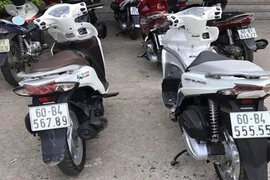 Dàn xe ga Honda Vison biển độc giá trăm triệu ở Việt Nam