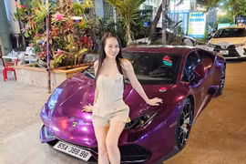 Đại gia xe “2 thì” Cần Thơ đổi màu Lamborghini Huracan biển tứ quý 8