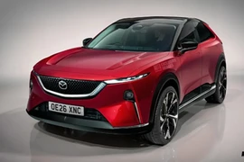 Mazda EZ-60 2026 lộ diện - SUV điện có kiểu dáng coupe