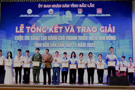 Đắk Lắk: Trao giải Cuộc thi sáng tạo dành cho thanh thiếu niên, nhi đồng