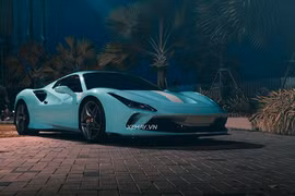 Ferrari F8 Spider hơn 20 tỷ, độ Novitec màu xanh “độc nhất” Việt Nam