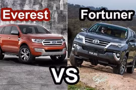 Toyota Fortuner và Ford Everest phiên bản 2016 “đối đầu“