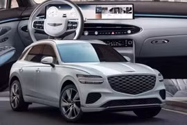Genesis hé lộ GV70 2025 - điểm nhấn là màn hình đa chức năng "khủng"