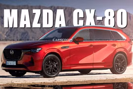 Mazda CX-80 - SUV đầu bảng thương hiệu "mặt cười" chốt lịch ra mắt