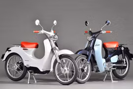 Huyền thoại Honda Super Cub thuần điện lộ diện, chờ ngày ra mắt
