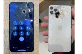 iPhone 11 Pro Max bị bắn xuyên thủng nhưng vẫn hoạt động