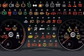 Ý nghĩa 64 loại đèn báo trên táp lô xe hơi 
