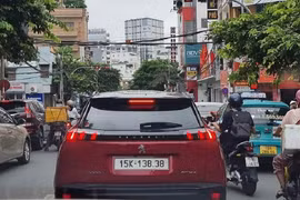 Biển số đẹp trong kho sắp đấu giá gắn trên Peugeot 2008 tại Hải Phòng