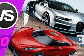 Siêu xe Koenigsegg Agera RS cho Bugatti Chiron "ngửi khói"