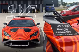 Dàn "siêu bò" Lamborghini Huracan hàng độc tham dự Gumball 3000 2024