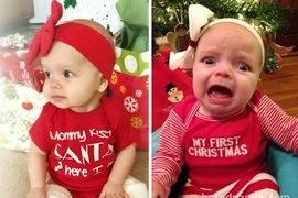 Sự thật sau những bức ảnh Giáng sinh tuyệt đẹp của bé