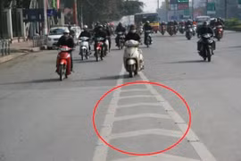 Mức phạt lỗi đè vạch xương cá khi tham gia giao thông