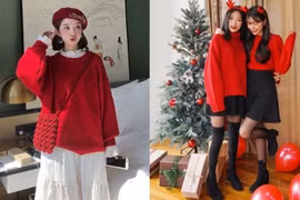 Phối đồ Giáng sinh lung linh xuống phố