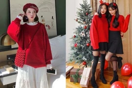 Phối đồ Giáng sinh lung linh xuống phố