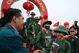 Ảnh: Ngày hội ra quân thực hiện nghĩa vụ quân sự