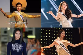 Top nhan sắc Việt "gây bão" trên đấu trường quốc tế 2015