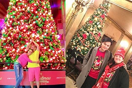 Sao Việt mừng đón Giáng sinh 2015 ở trời Tây