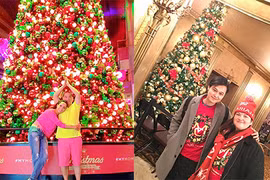 Sao Việt mừng đón Giáng sinh 2015 ở trời Tây