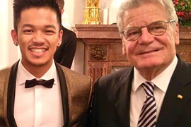 Quán quân Trọng Hiếu được ăn tối cùng tổng thống Đức