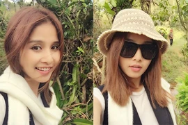 Diễn viên Thảo Trang tươi tắn giữa tâm bão ly hôn