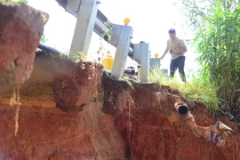 Lâm Đồng: Đèo Tà Nung có nguy cơ tiếp tục sạt lở