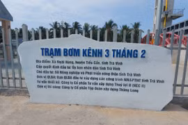 Trà Vinh: Mục sở thị trạm bơm hơn 200 tỷ đồng vừa vận hành đã xuống cấp