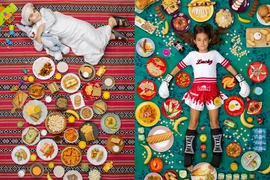 Nuốt nước miếng trước thực đơn 1 tuần của trẻ em trên thế giới