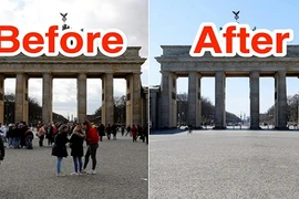 Kinh ngạc thủ đô nước Đức trước và sau khi dịch COVID-19 bùng phát