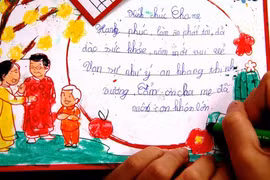 Tự tay làm thiệp Tết đơn giản đón năm mới 2015