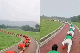 Khó hiểu lớp học "bò cá sấu" chữa bệnh đau lưng ở Trung Quốc 