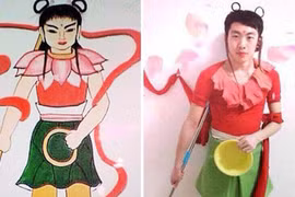 Xem nam thanh niên khoái hóa trang giả gái, quái nhân