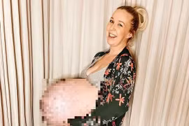 Nhìn vừa sợ vừa thương hình ảnh mẹ bầu rạn nứt đến khó tin