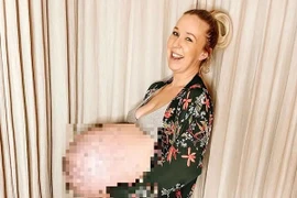 Nhìn vừa sợ vừa thương hình ảnh mẹ bầu rạn nứt đến khó tin