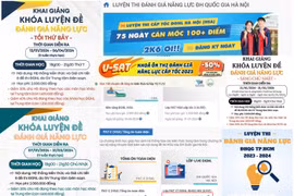 Đến 'lò' luyện thi đánh giá năng lực... chỉ tốn tiền