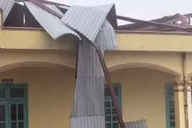 Hải Phòng: cho học sinh nghỉ học tiếp ngày 12/9 vì ngập lụt