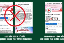 Giả mạo Hội chữ thập đỏ Quảng Ninh để kêu gọi từ thiện 