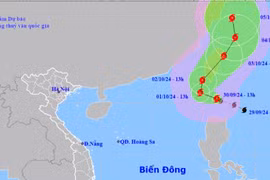 Bão Krathon giật trên cấp 17 có khả năng đi vào Biển Đông