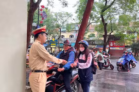 Duy trì cao điểm xử lý nghiêm học sinh vi phạm giao thông