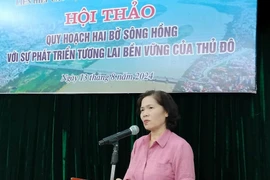 Quy hoạch bờ sông Hồng với sự phát triển bền vững của Thủ đô