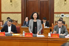 Phiên họp thứ nhất Tiểu ban Phục vụ Đại hội XIV của Đảng 