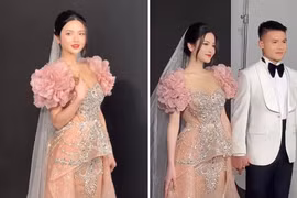 Style chọn váy cưới trái ngược của Chu Thanh Huyền - Doãn Hải My 