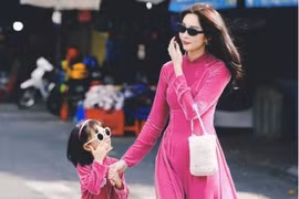 Con gái Đặng Thu Thảo thừa hưởng đôi mắt to tròn và sáng 