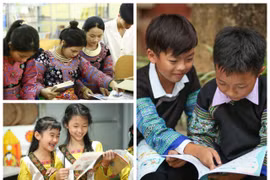 “Thư viện từ những bông hoa” – hạnh phúc là được cho đi