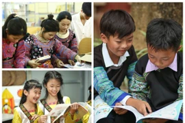 “Thư viện từ những bông hoa” – hạnh phúc là được cho đi