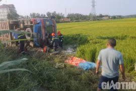 Vụ TNGT lật xe ở Quảng Ngãi: Lời kể của người thoát chết trong gang tấc