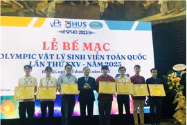 Trao 180 giải tại Olympic Vật lý sinh viên toàn quốc lần thứ 25