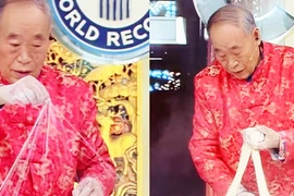 Choáng với sợi mì mỏng 0,18 mm, lập Kỷ lục Guinness thế giới